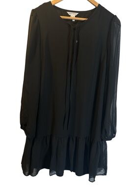 Draper James Black Shift Dress